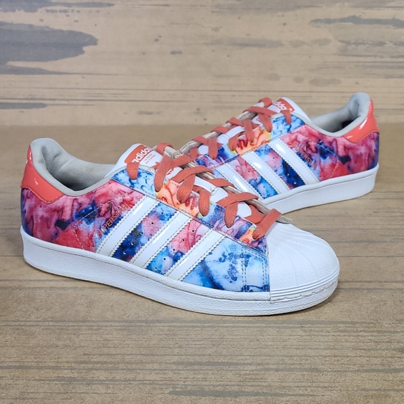 Adidas Superstar Floral Art Rare Youth Shoes - Picture 5 of 8